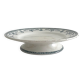Low iron compote dish in Art Nouveau style "Mogador" Saint Amand