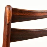 Pair of Scandinavian chairs in Rio rosewood