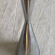 Vintage 1980s Scandinavian design metal candlestick
