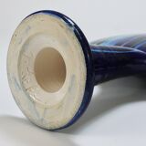 Large Postmodern Ceramic Vase by Jesper Packness, Memphis Style, Denmark