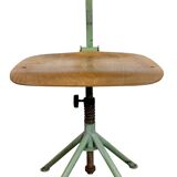 Green Industrial Workshop Chair, 1950s