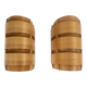 Pair of V155 wall lights in pine by Hans-Agne Jakobsson, Sweden, 1960.