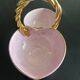 heart-shaped pocket dish in earthenware from Louviers