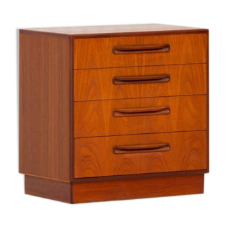 Scandinavian chest of drawers, vintage 1960