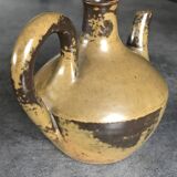 Pichet old porcelain stoneware jug vase from puisaye signed paul jeanneney