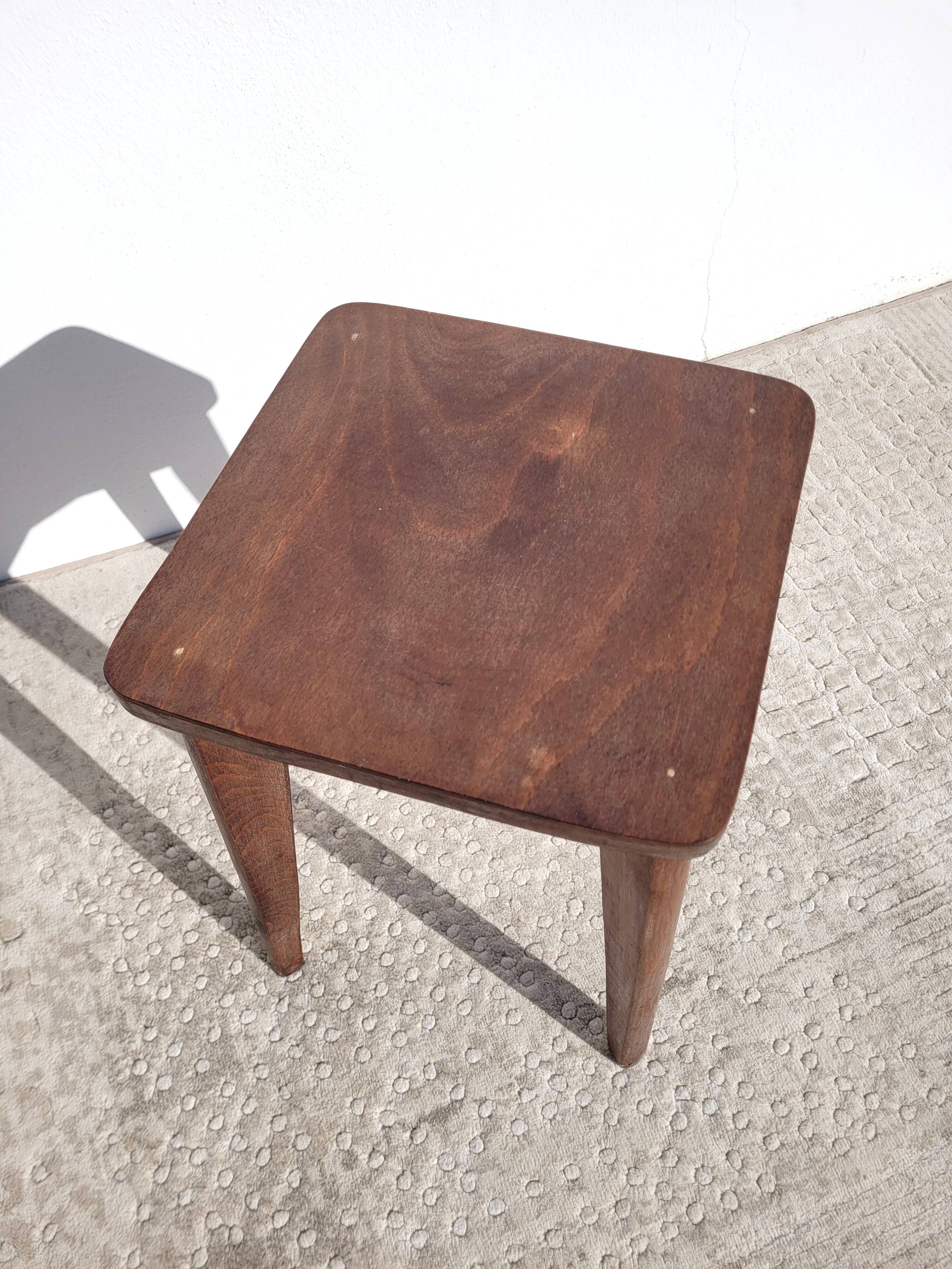 Tabouret bas vintage 1950