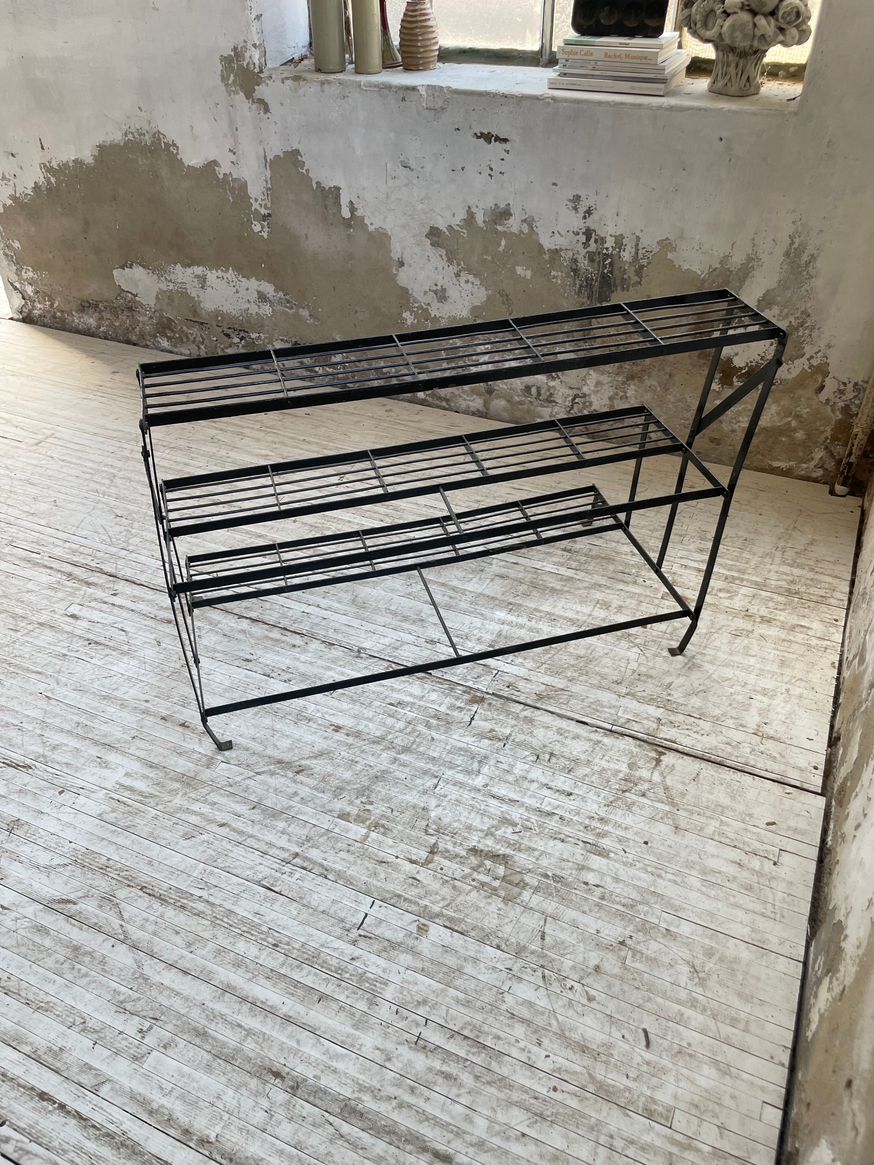 Plant holder florist metal staircase