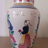 Antique Henriot Quimper vase