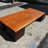 Coffee table in solid mahogany