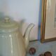 Enamelled ceramic teapot