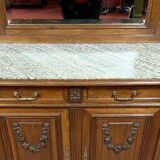 Louis XVI half-moon shaped walnut sideboard circa 1850