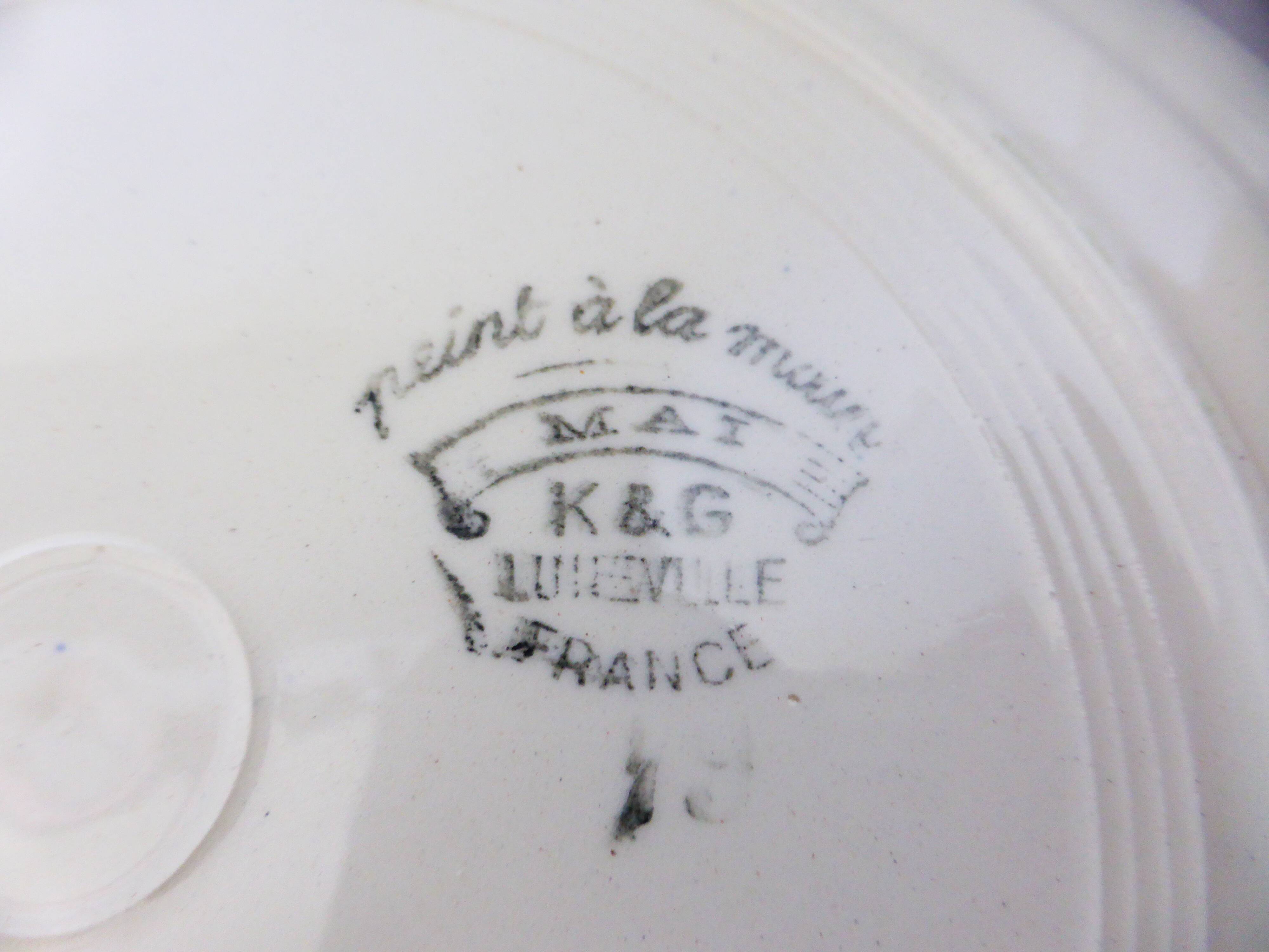 5 flat plates of K&G Luneville model Mat 210731