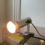 Chrome clamp lamp