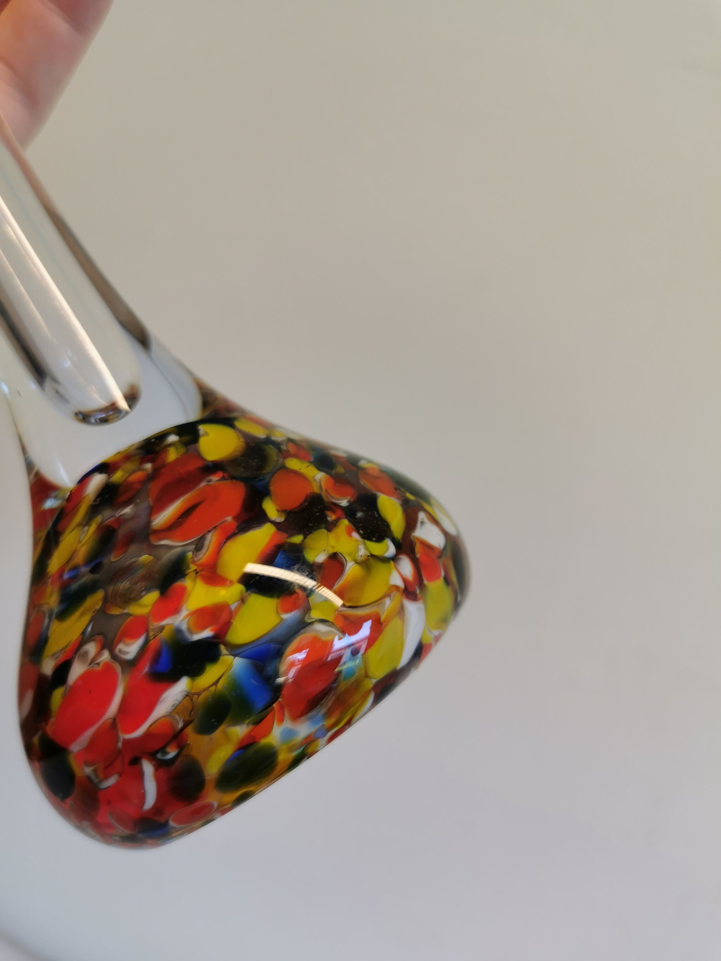 Bone vase from danish holmegaard glassworks