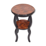 Old Side Table Redesigned with Mahogany Marquetry