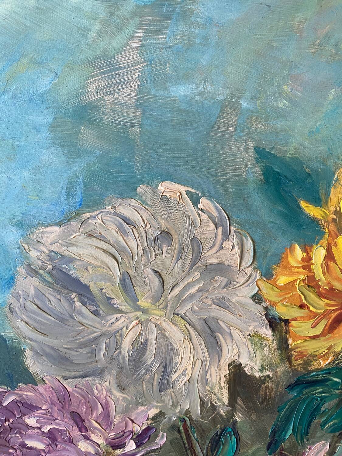 Flower bouquet painting