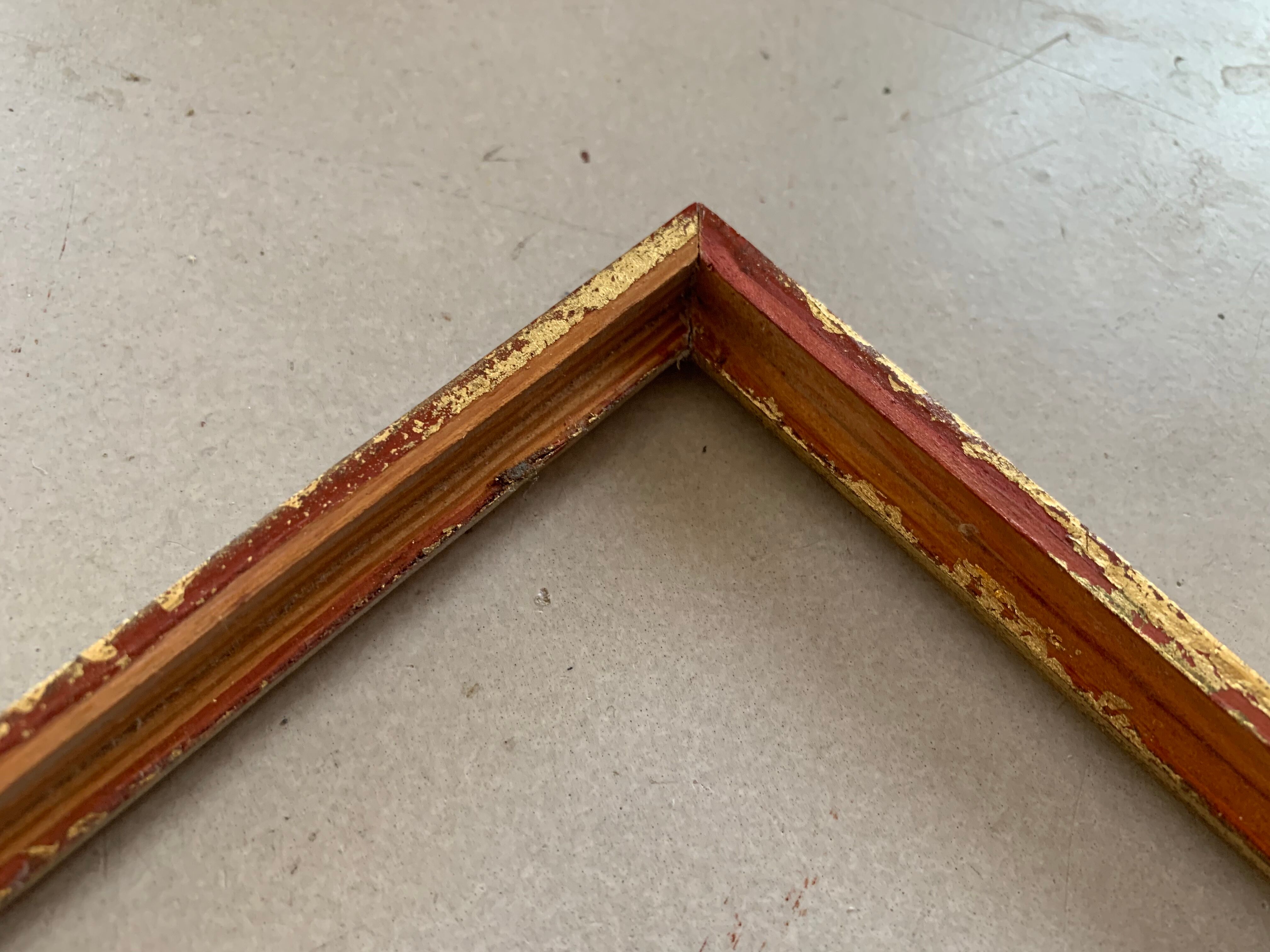 Golden frame 19x25cm