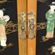 Asian Liquor Cabinet in Lacquered Wood, China – 1950