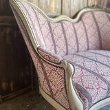 Antique Louis XV style bench – Napoleonic III period – 110 cm