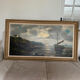 Painting of painted boat Le Mennec