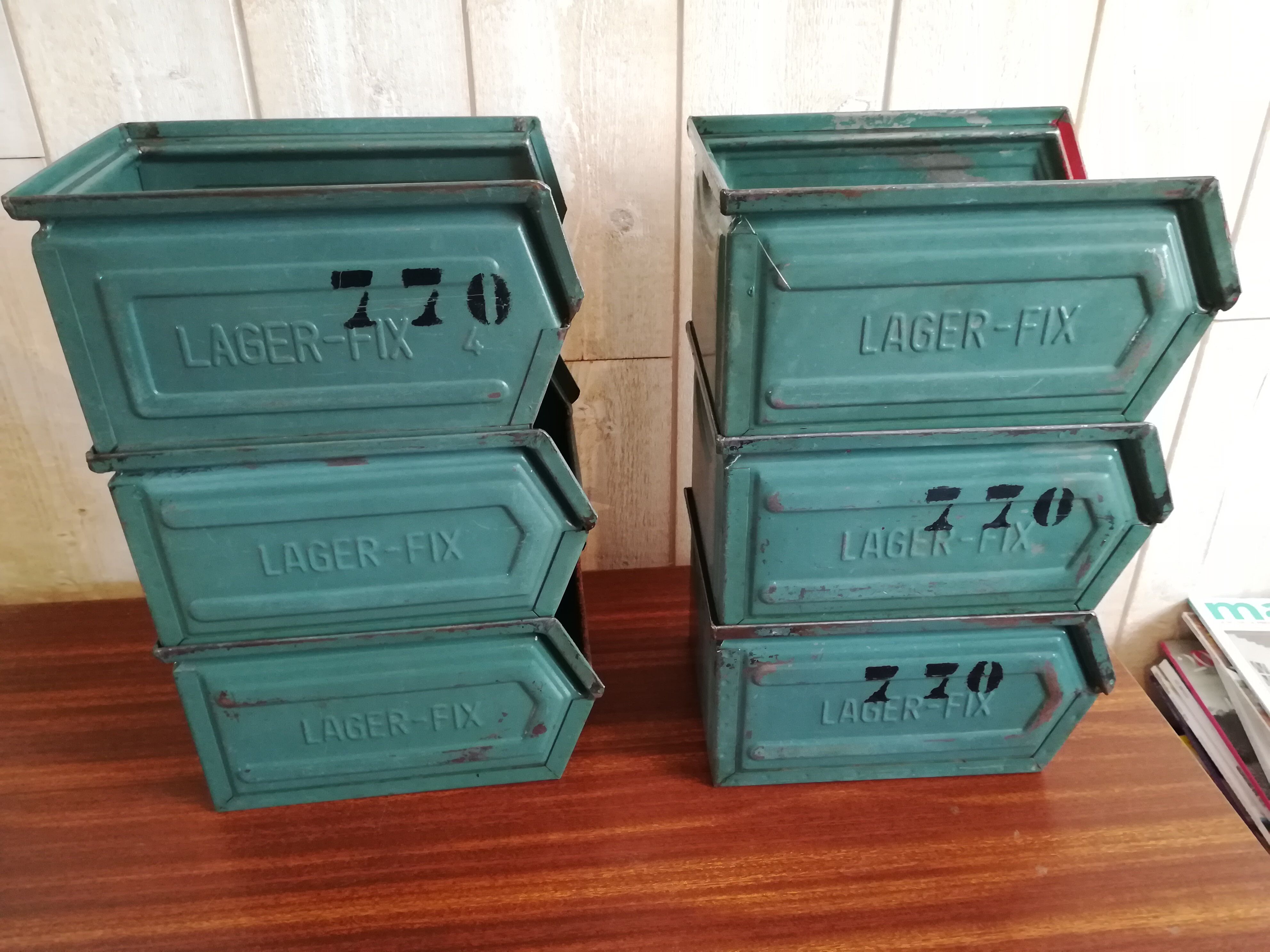 Set of 6 Schelfer lockers