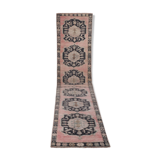 Oversized Boho Chic Vintage Turkish Oushak Extra Long and Wide Carpet