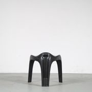 2000s Black “Casalino” stool by Alexander Begge for Casala, Germany