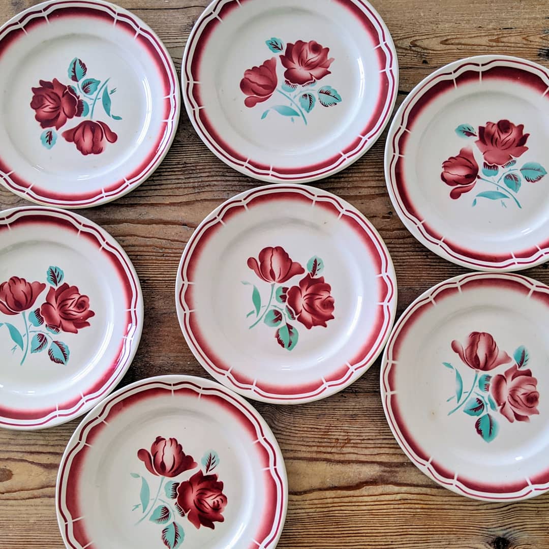 7 Badonviller plates