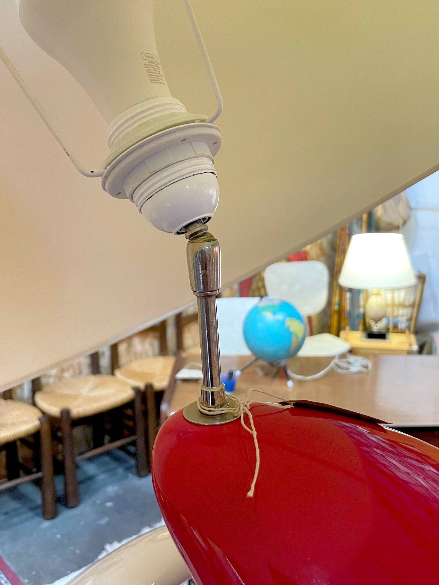 Ceramic lamp by François Châtain from the 2000s.