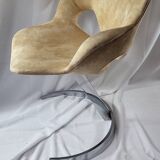 Euro Steel table and chair set 1970 Space Age