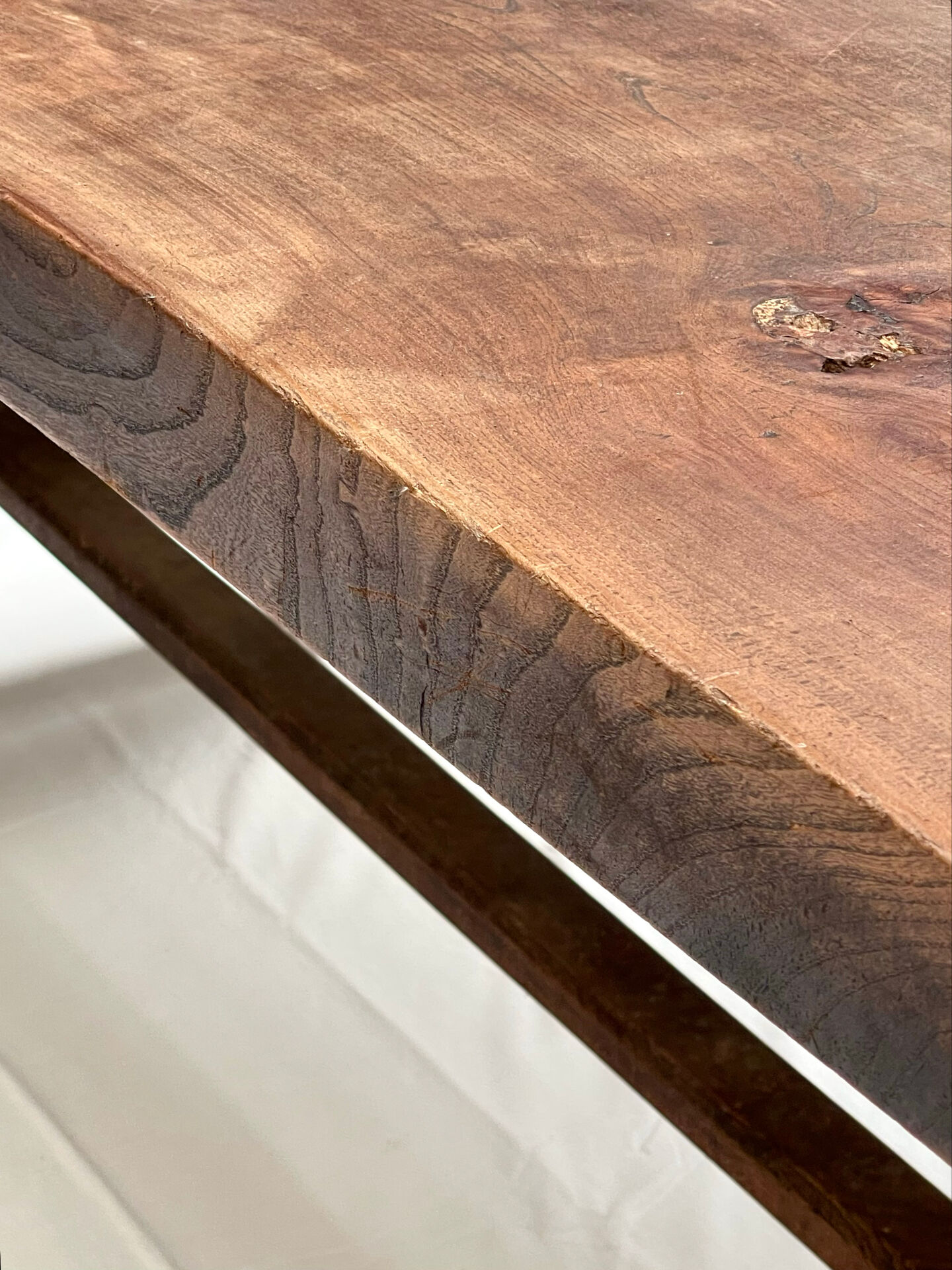 Solid elm farmhouse table