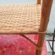 Rattan console table