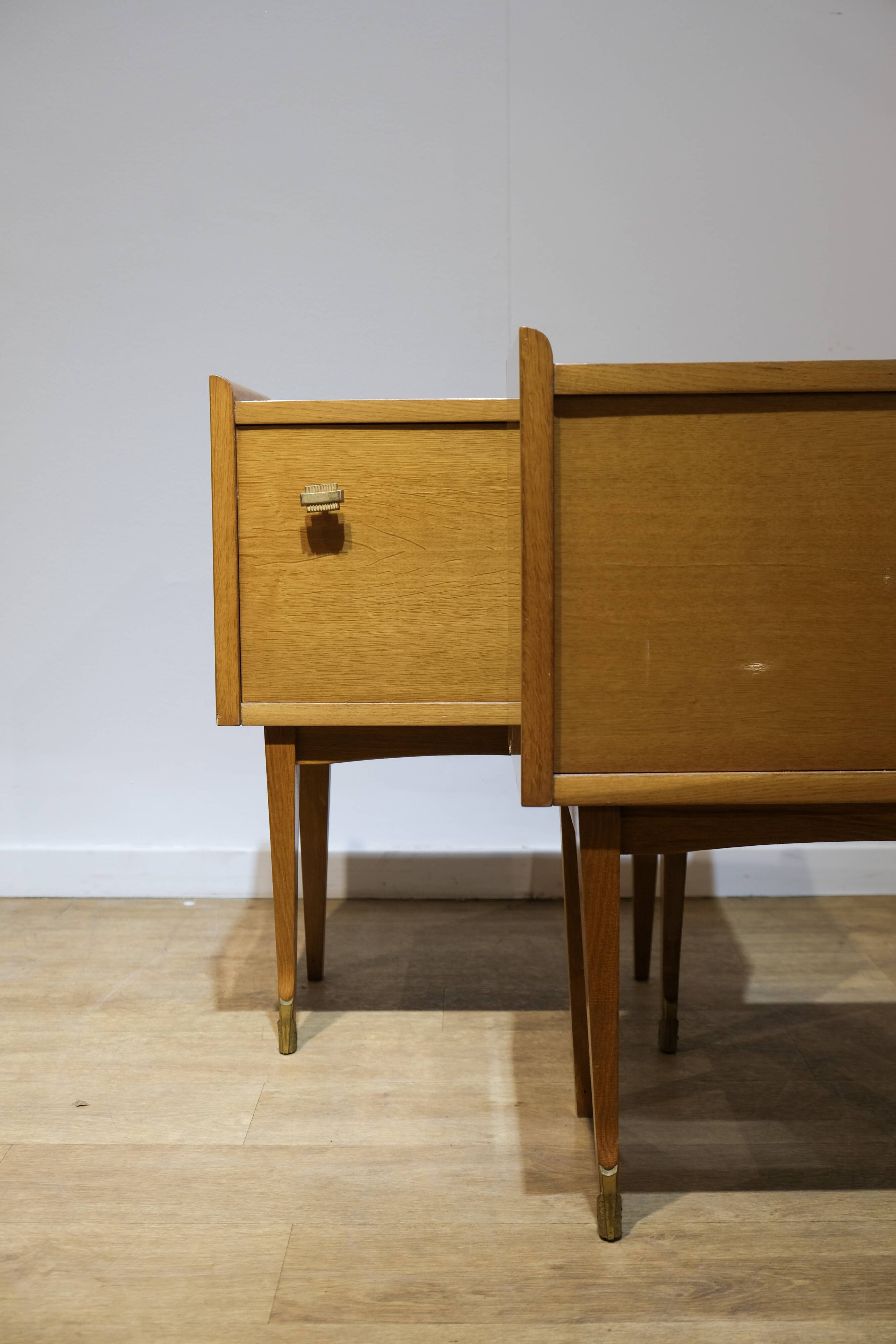 Pair of vintage bedside tables