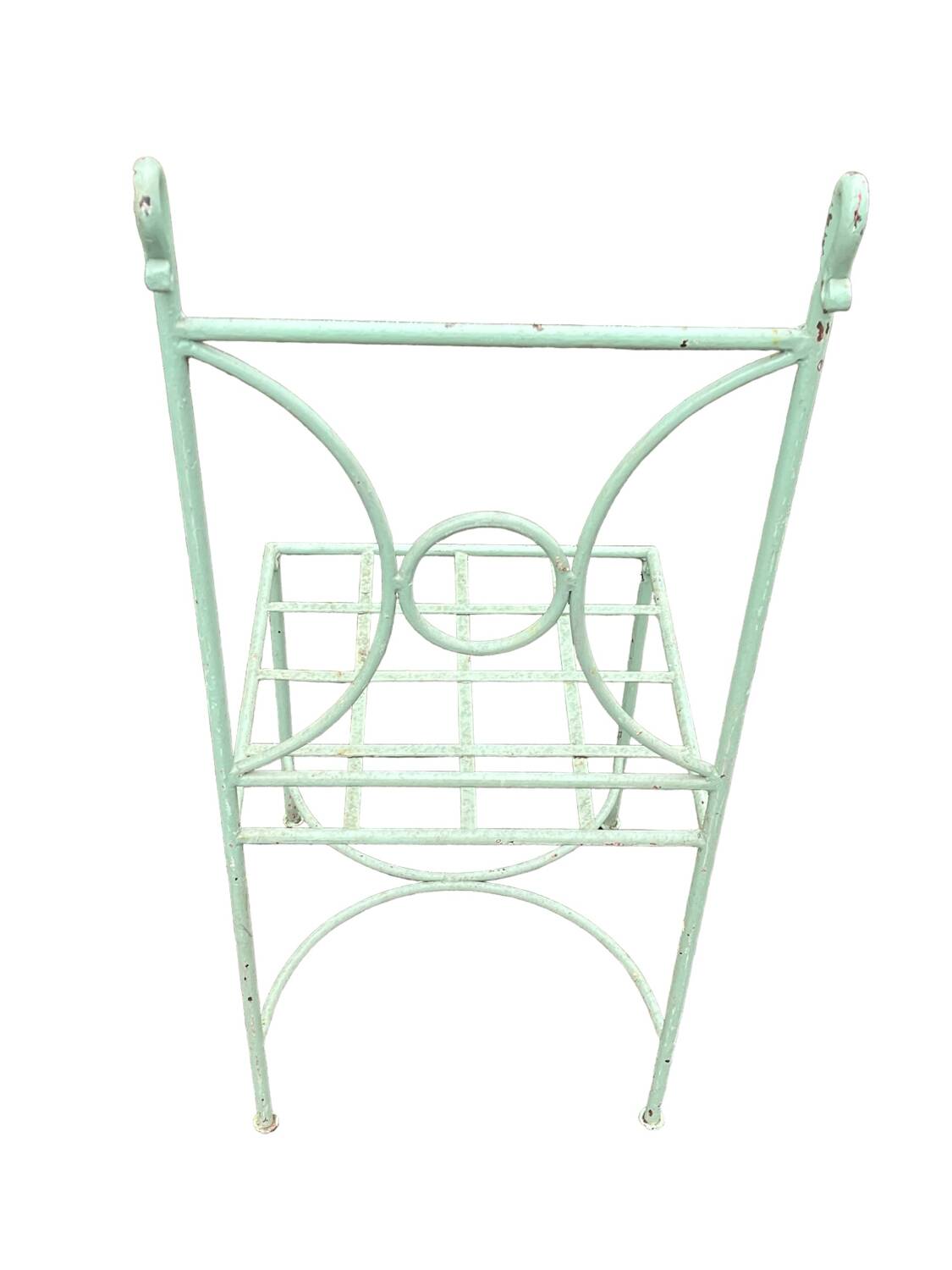 Set of 5 wrought iron garden furniture chairs