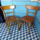 Pair of vintage bistro chairs