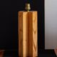 Wooden lamp base in a cross shape, 1970s-80s