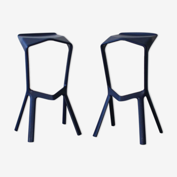 Pair of Miura stools by Konstantin Grcic for Plank, Italy
