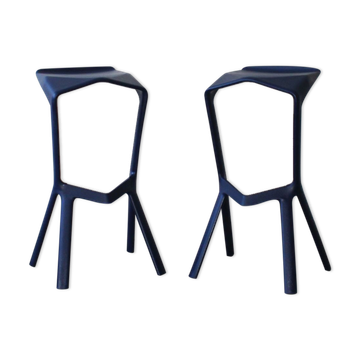 Paire de tabourets Miura par Konstantin Grcic pour Plank, Italie