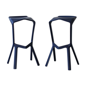 Pair of Miura stools by Konstantin Grcic for Plank, Italy