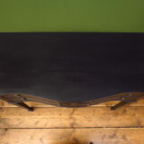 Black console hall table