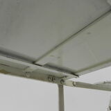 Industrial side table, hospital bed