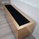 Brass planter by Hobby Flowers Barcelona 1990s
