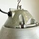 Grey Industrial Explosion Proof Lamp with Aluminium Shade from Zaos, 1970s