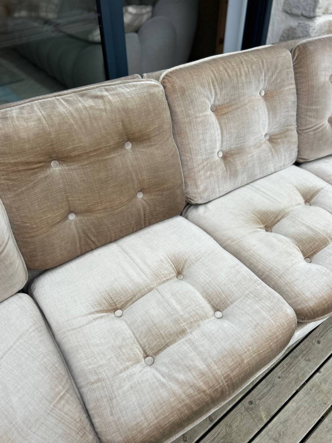 Vintage modular sofa from the 1970s