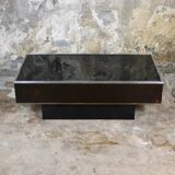 Tortoiseshell plexiglass coffee table, 1970s