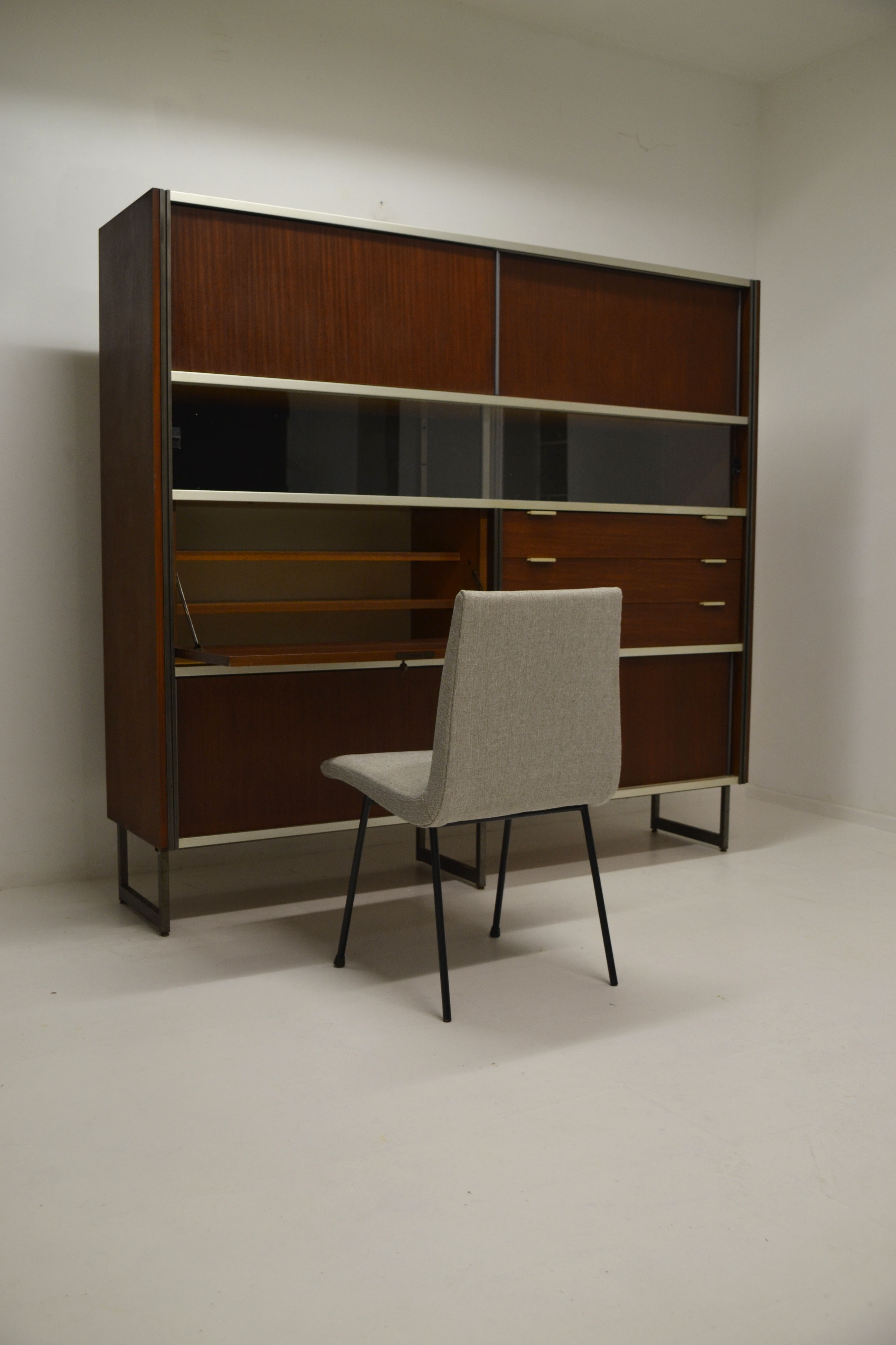 EFA bookcase with writing desk by George Frydman