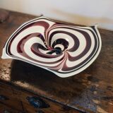 Vintage two tone  large fruit bowl