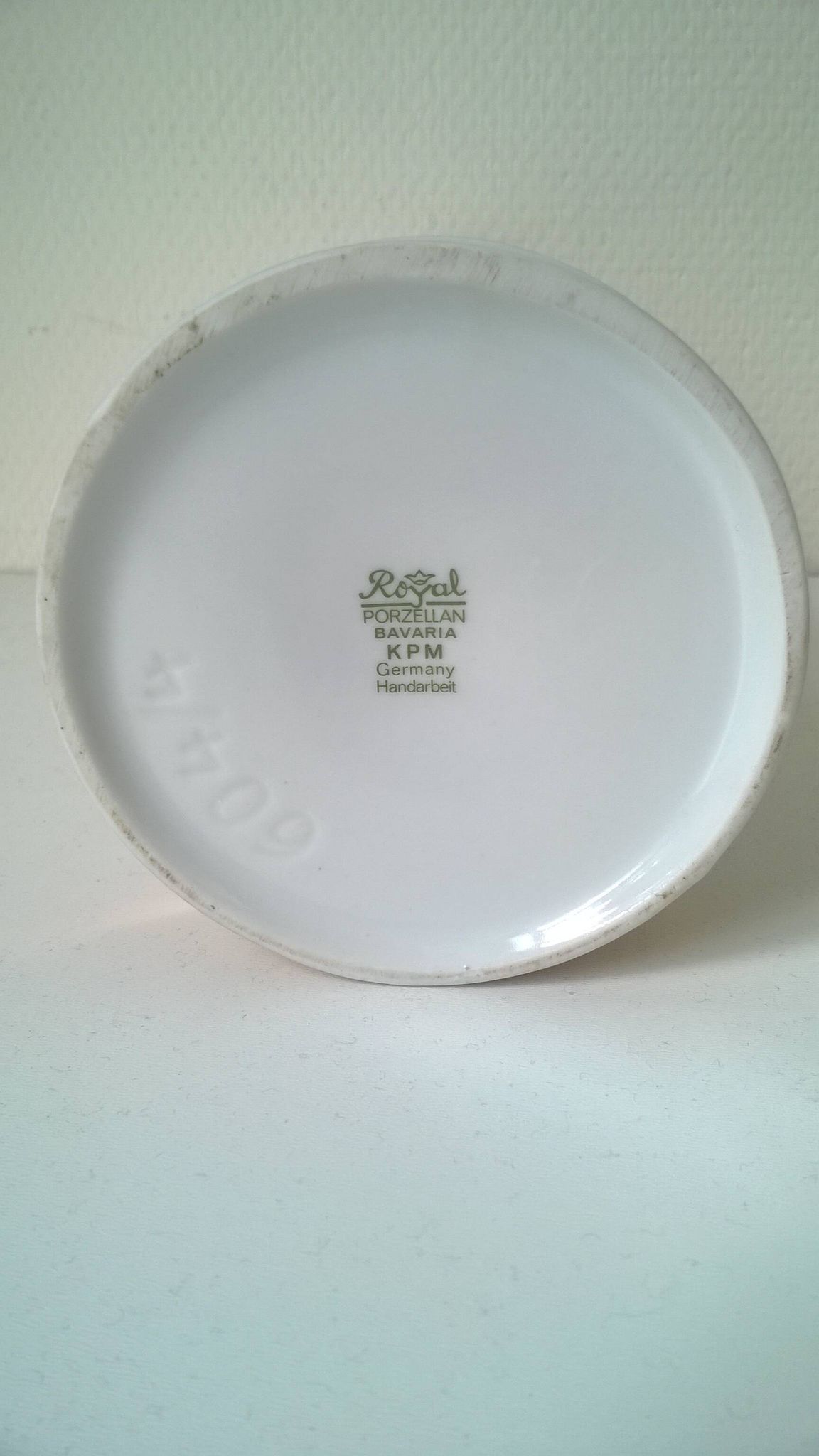 Royal KPM Germany porcelain biscuit vase