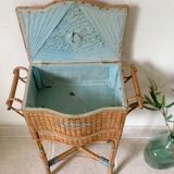 Sewing wicker basket