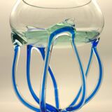 Blown crystal jellyfish bowl, creation by Vessiere at Baccarat.